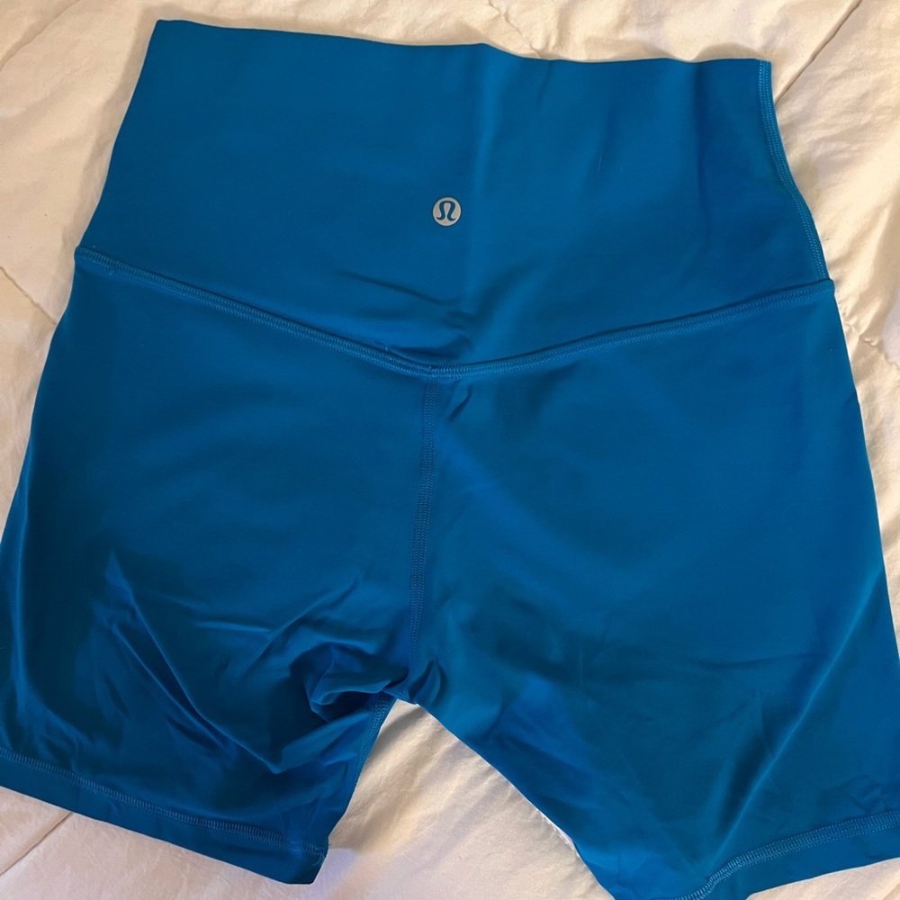 Lululemon align shorts 6” in poolside blue size 6